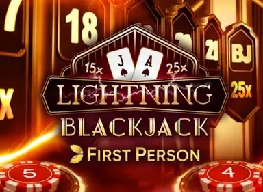 First Person Lightning Blackjack